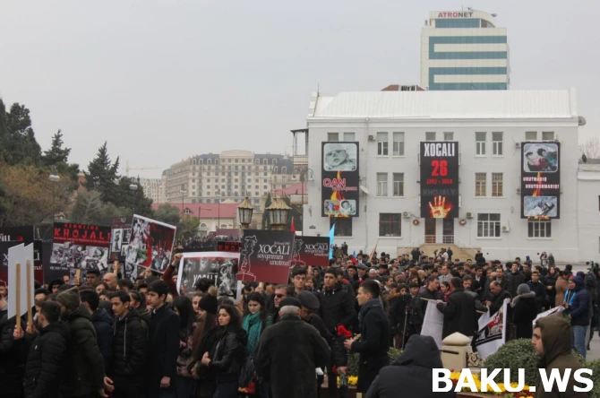 В Азербайджане чтят память жертв Ходжалинского геноцида - ФОТОСЕССИЯ