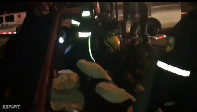 Sumqayıtda dəhşətli qəza: ölənlər var (VİDEO, FOTO)