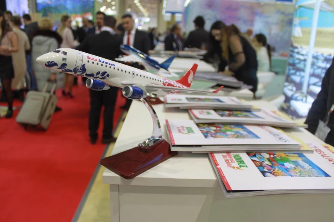 Азербайджанские Авиалинии и Silk Way Travel приняли участие в туристической выставке MITT-2018 в Москве