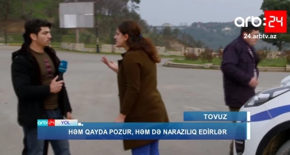 Нападение на журналиста в ходе рейда в Азербайджане (фото, видео)