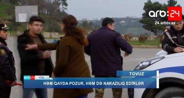Нападение на журналиста в ходе рейда в Азербайджане (фото, видео)