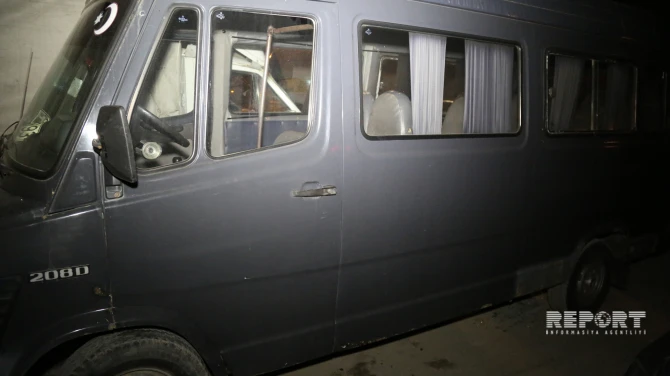 В Азербайджане пассажирский автобус столкнулся с грузовиком, есть потерпевшие (фото)