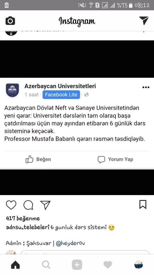 Azərbaycanda bu universitet 6 günlük dərs proqramına keçir? - AÇIQLAMA
