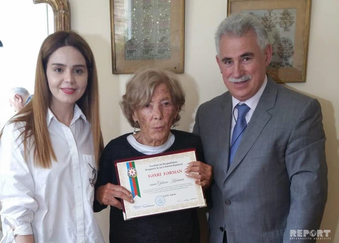 95-летняя внучка Топчибашева хочет посетить Баку