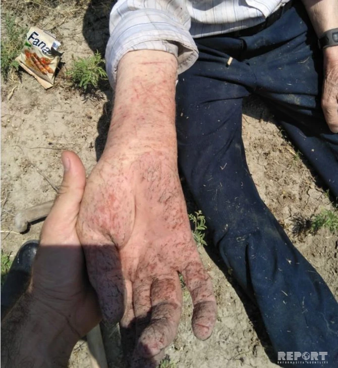 В Азербайджане 80-летний мужчина провел более суток в водоканале (фото)