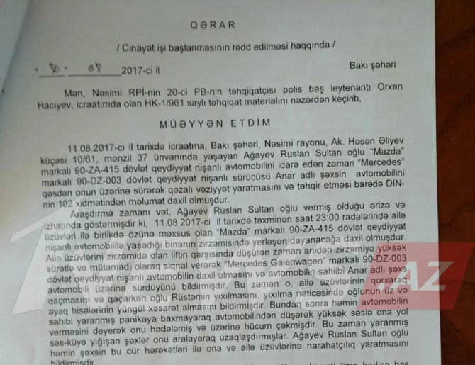 В Баку водитель Gelandewagen проломил мужчине череп за место на парковке (фото)