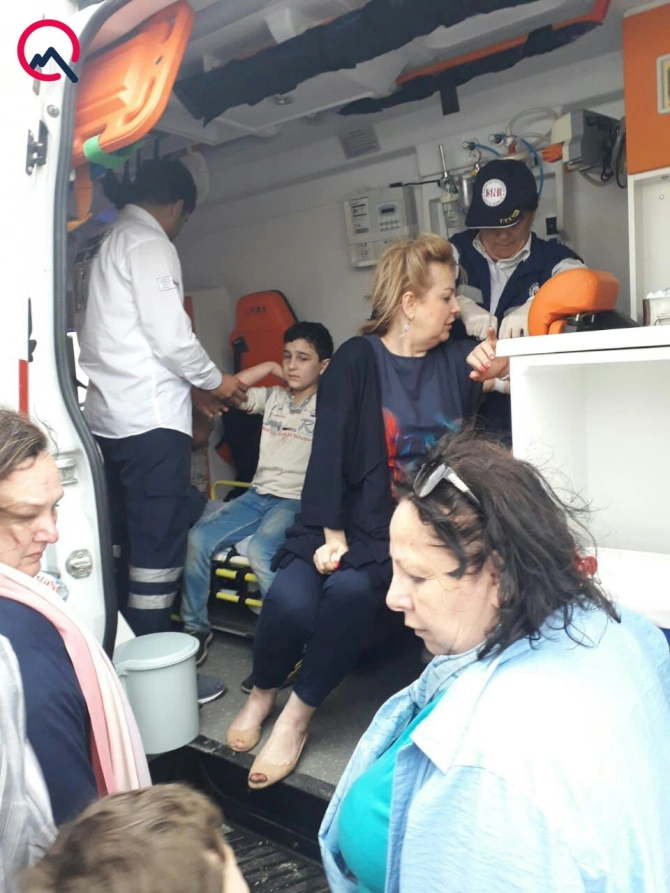 Nabrandan Bakıya gələn 3 avtobus qəzaya uğradı - Yaralılar var (FOTO)
