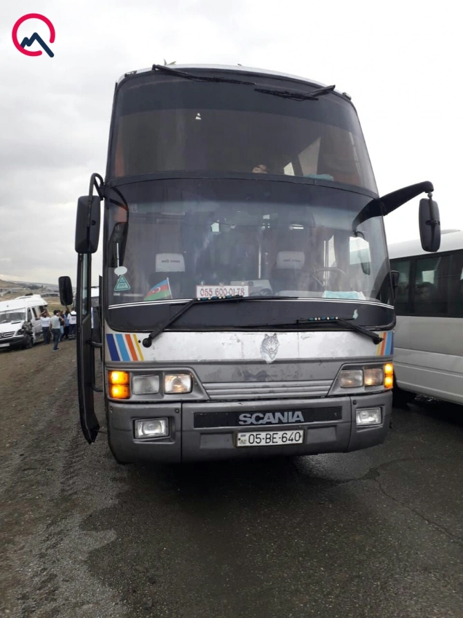 Nabrandan Bakıya gələn 3 avtobus qəzaya uğradı - Yaralılar var (FOTO)