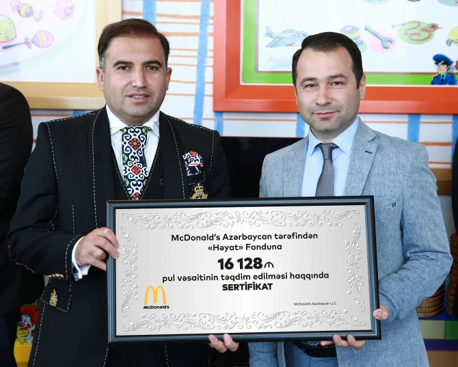 McDonald’s Азербайджан совместно с фондом 