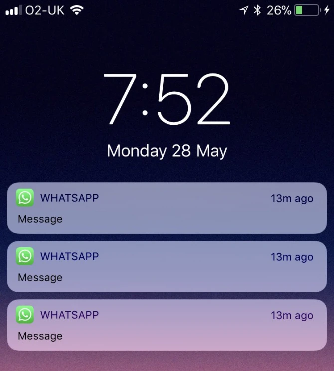 В WhatsApp обнаружили странную ошибку В WhatsApp обнаружили странную ошибку