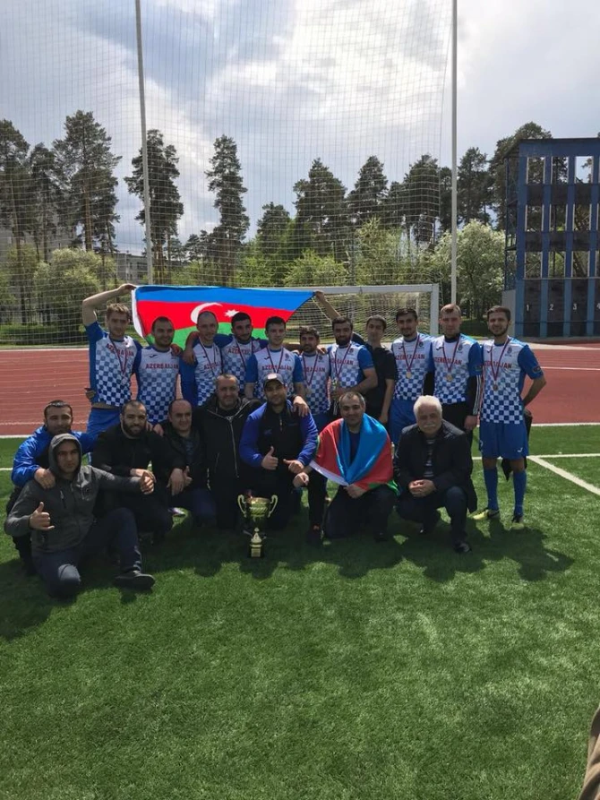 Азербайджанские футболисты стали победителями 