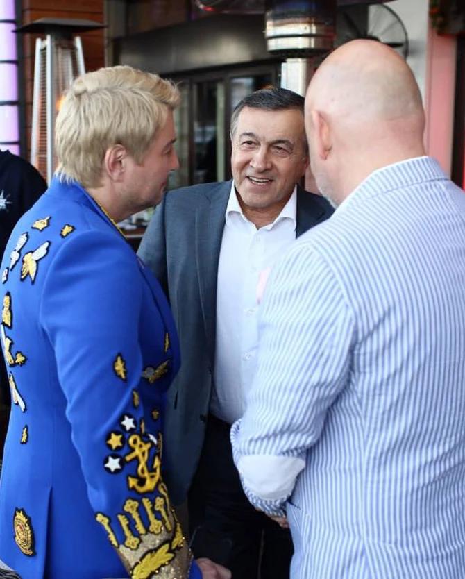 Эмин Агаларов и звезды на pre-party фестиваля 