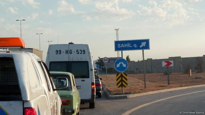 Qaradağda qəza - Bakıya giriş bağlandı - FOTO