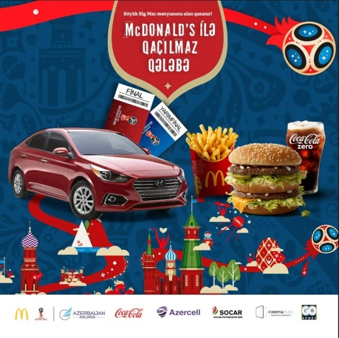 Беспроигрышная лотерея от McDonald’s Азербайджан - Hyundai Accent нашел своего обладателя