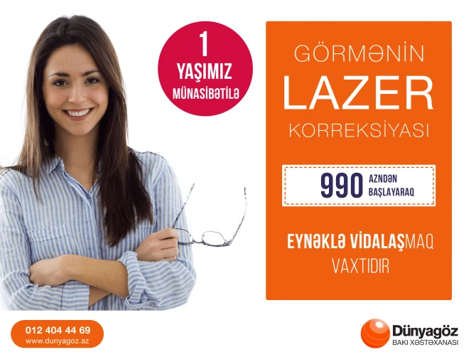 Клиника Dünyagöz отмечает год с начала своей деятельности в Баку грандиозной акцией – ФОТО