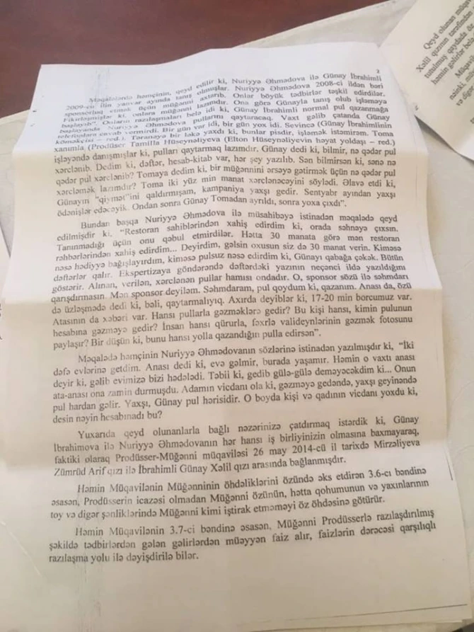Günay İbrahimli tanınmış jurnalisti məhkəməyə verdi: 100 min manat təzminat davası! - FOTO Günay İbrahimli tanınmış jurnalisti məhkəməyə verdi: 100 min manat təzminat davası! - FOTO
