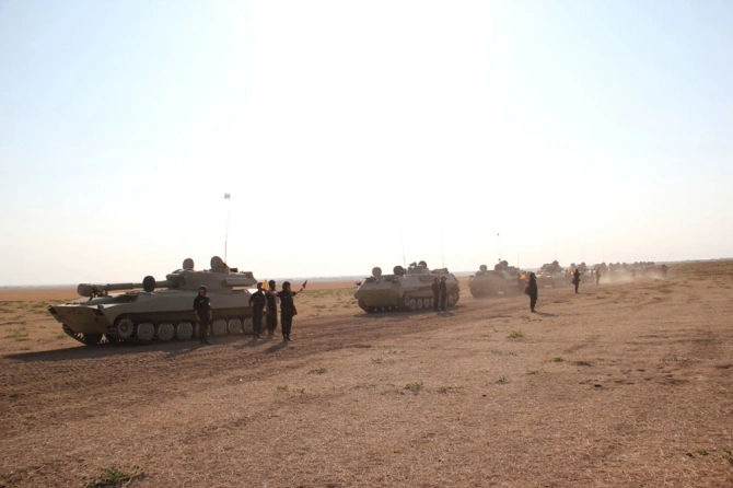 Azərbaycan ordusunun tankları işə düşdü – FOTO