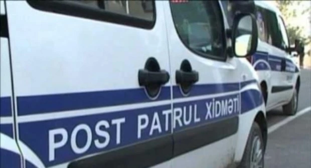 Bakıda zibil qutusundan çıxan 