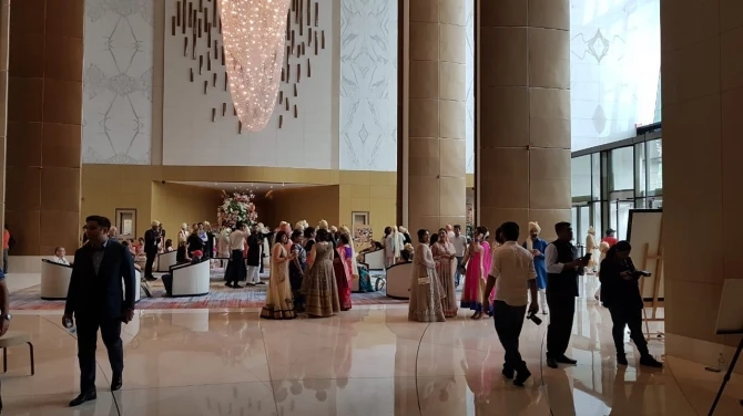 Грандиозная индийская свадьба в центре Баку - ФОТО+ВИДЕО