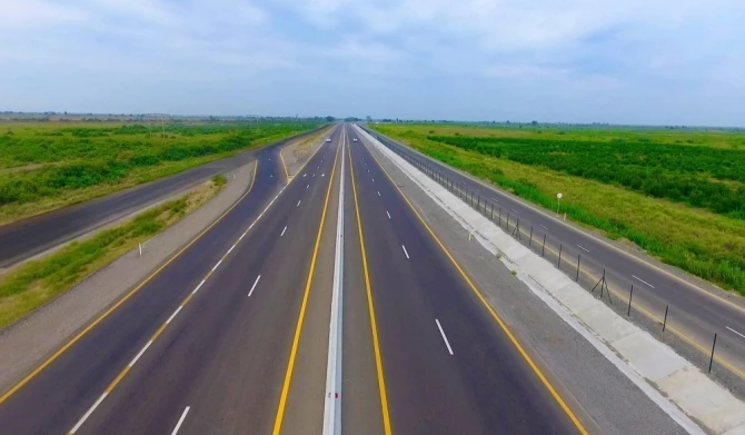 Ильхам Алиев принял участие в открытии первой платной дороги - ФОТО