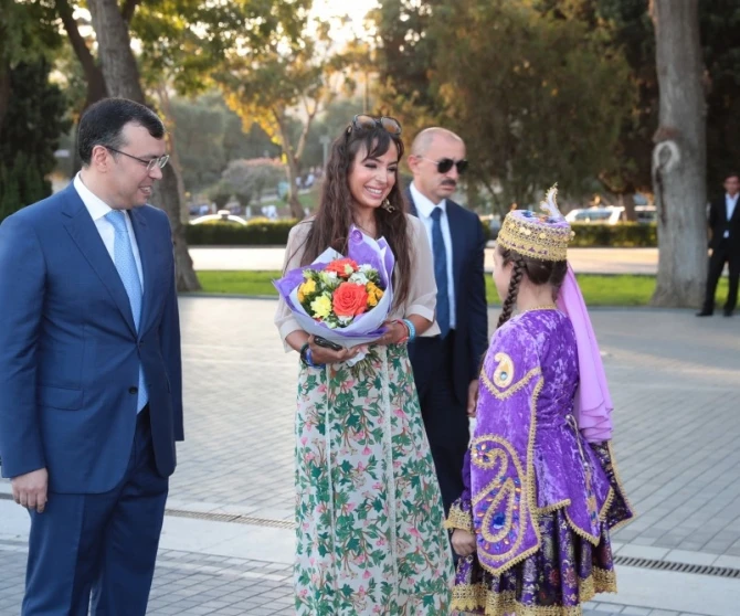 Лейла Алиева на мероприятии, посвященном Международному дню мира - ФОТО
