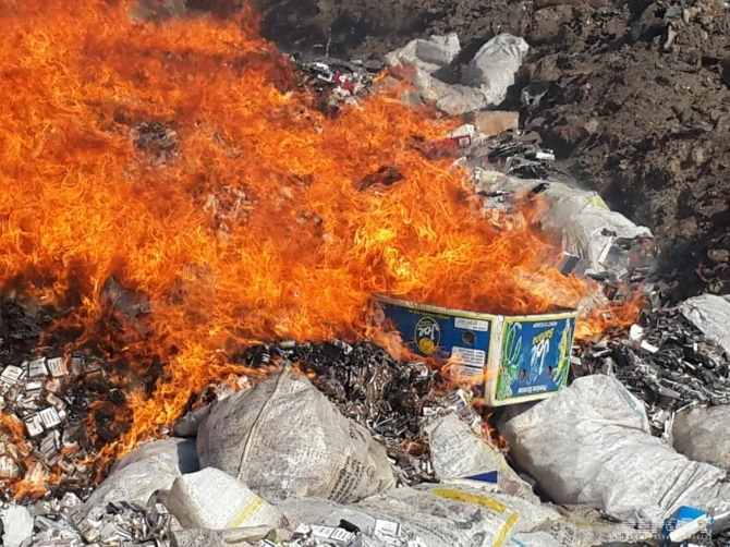 Ermənistandan gətirilmiş istifadəsi qadağan olunan içkilər aşkar olundu – FOTO