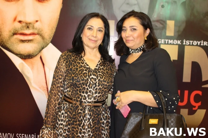 66 yaşlı əməkdar artist qızı ilə - FOTOLAR