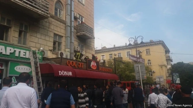 Пожар в ресторане 