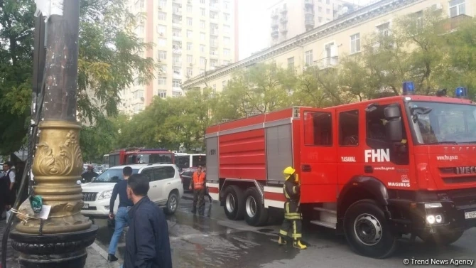 Пожар в ресторане 