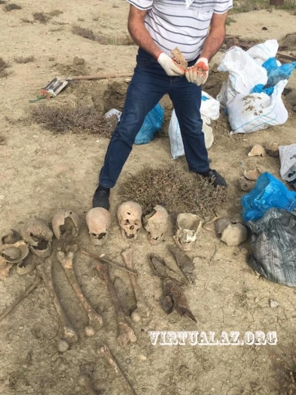 Извлечены предполагаемые останки Микаила Мушфига: на лбу имеются два пулевых отверстия - ФОТО