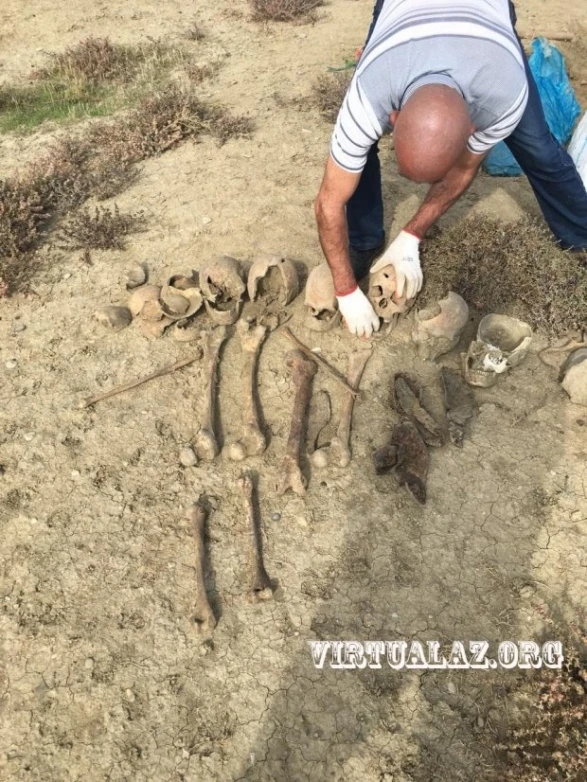 Извлечены предполагаемые останки Микаила Мушфига: на лбу имеются два пулевых отверстия - ФОТО
