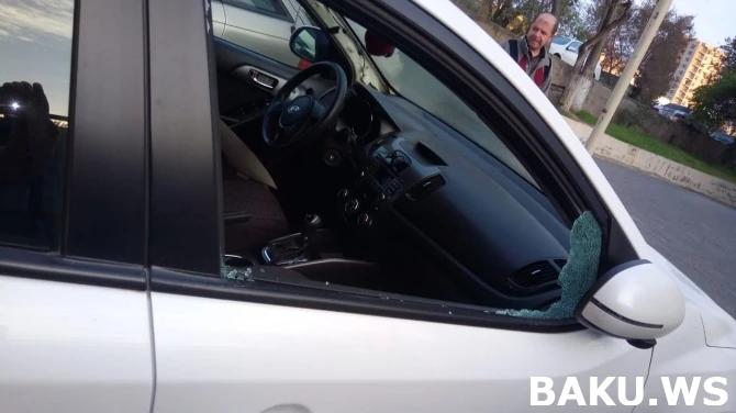 В Баку ограблены 3 автомобиля одного человека: причинен крупный ущерб – ФОТО+ВИДЕО