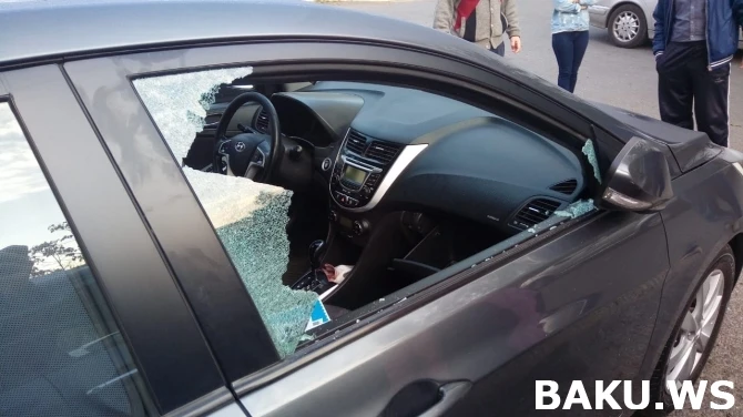 В Баку ограблены 3 автомобиля одного человека: причинен крупный ущерб – ФОТО+ВИДЕО