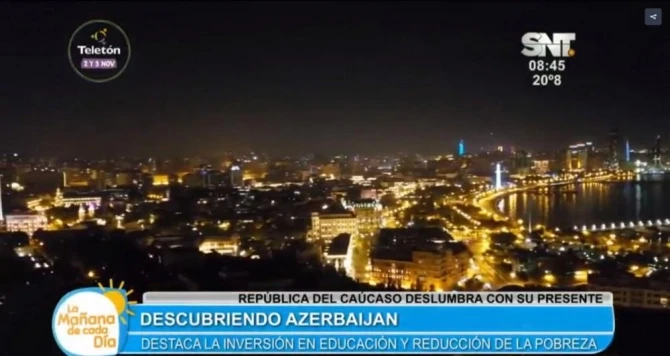 Парагвайский телеканал SNT подготовил репортаж об Азербайджане - ФОТО