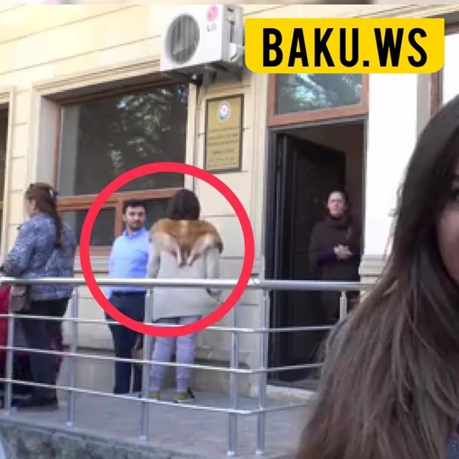 Bakıda qadın xəz geyinib heyvansevərlərin aksiyasına qatıldı - FOTO