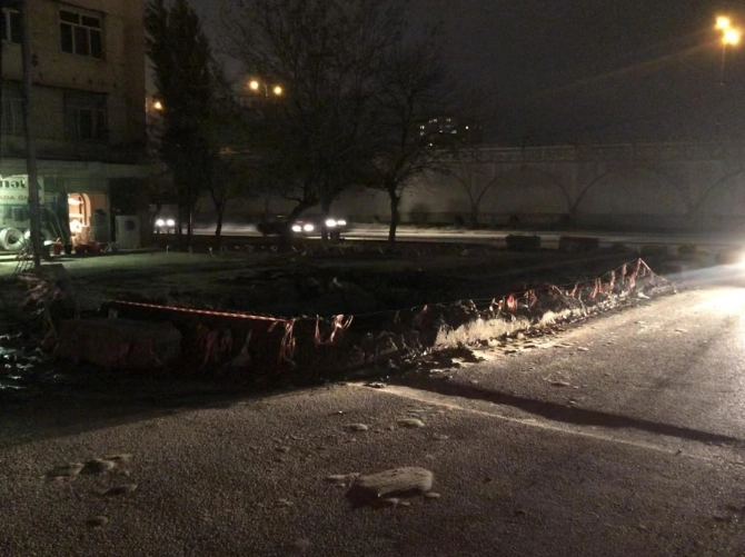 BNA sürücülərə müraciət etdi: Paytaxtın bu hissəsində ehtiyatlı olun! (FOTO)