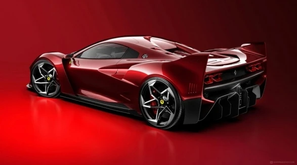 Азербайджанский дизайнер представил легендарный Ferrari в новом образе - ФОТО