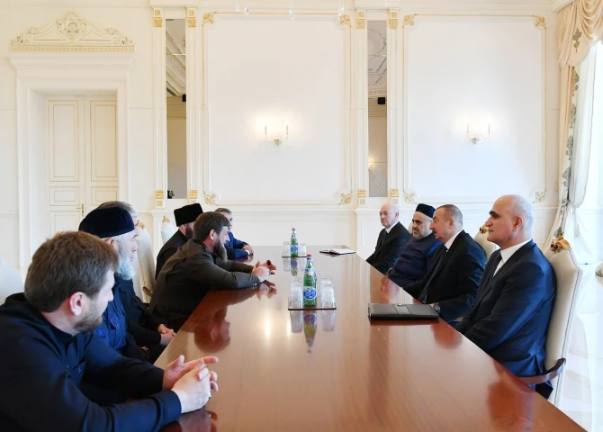 Рамзан Кадыров в Баку: 