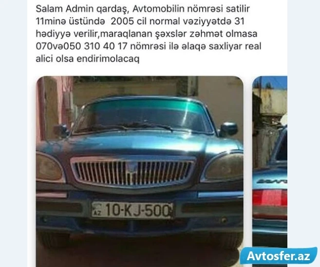 Azərbaycanda bu nömrəni alana maşın pulsuz verilir (FOTO)