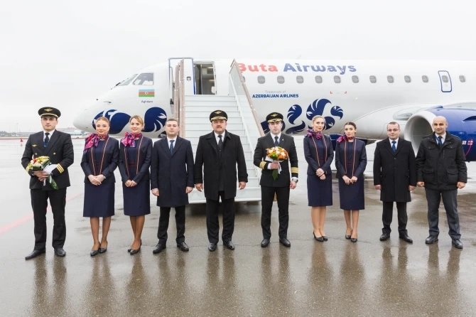 Парк авиакомпании Buta Airways пополнился еще одним самолетом Embraer E-190