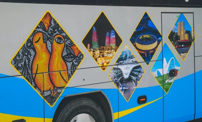Ekspres xətt avtobuslarının xarici tərtibatında dəyişiklik edilib – FOTO