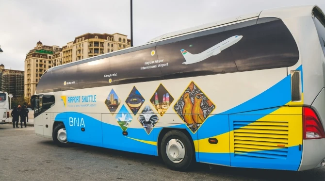 Ekspres xətt avtobuslarının xarici tərtibatında dəyişiklik edilib – FOTO