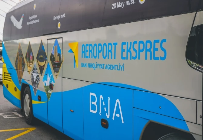 Ekspres xətt avtobuslarının xarici tərtibatında dəyişiklik edilib – FOTO
