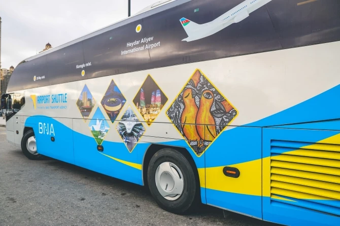 Ekspres xətt avtobuslarının xarici tərtibatında dəyişiklik edilib – FOTO