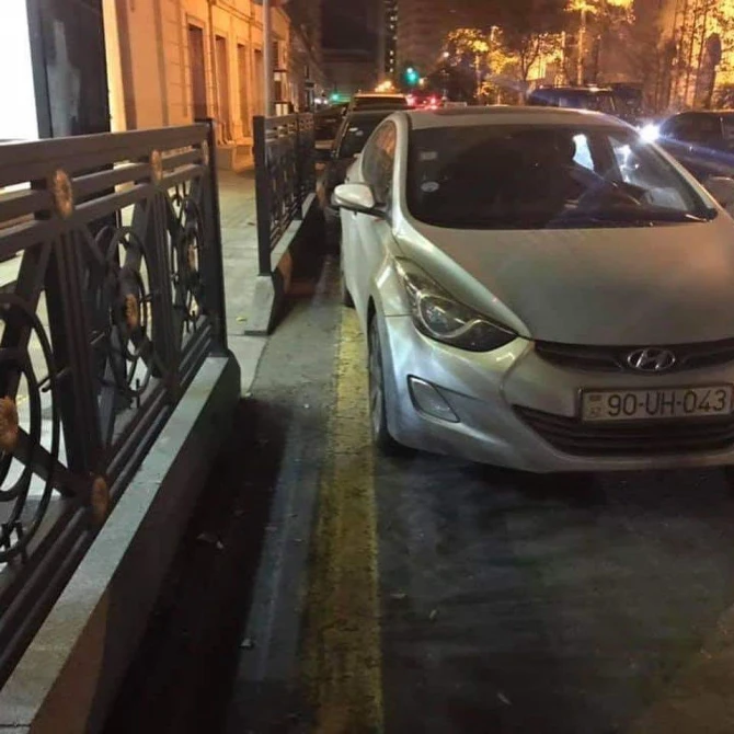 Yol polisi bu sürücüyə görə hərəkətə keçdi – FOTO