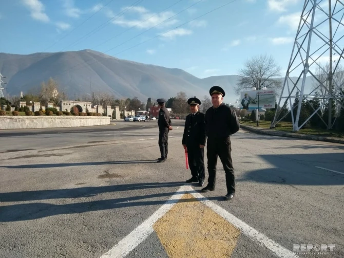 Şəkidə reyd keçirilib, 25 sürücü cərimələnib -VİDEO/ FOTO