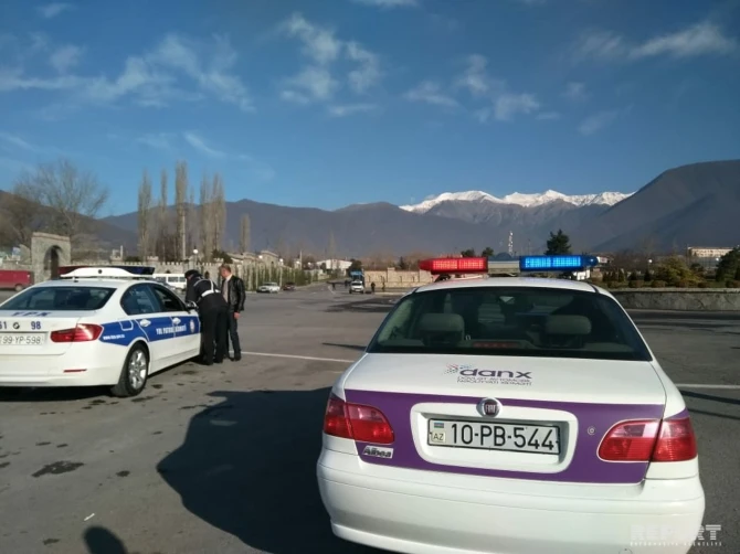 Şəkidə reyd keçirilib, 25 sürücü cərimələnib -VİDEO/ FOTO