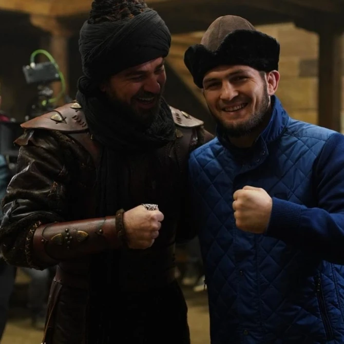 Нурмагомедов побывал на съемках турецкого сериала - ФОТО