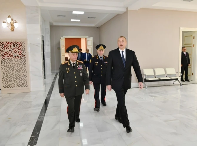 Ильхам Алиев на открытии нового здания Полицейской академии - ФОТО