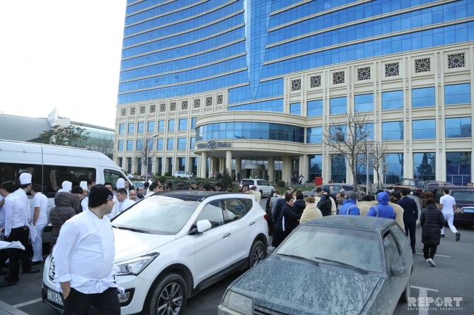 Кадры пожара в отеле Hilton: арабы выбежали на улицу - ФОТО+ВИДЕО